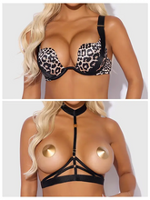 Sexy bra set with Mono-wired deep plunge cups