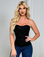 Stunning sequin corset top