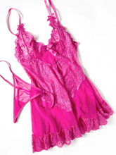 Feminine and romantic design featuring a soft cup lacey babydoll