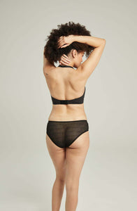 Sheer deco hipster brief
