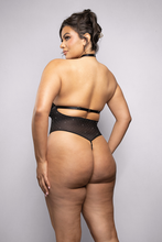 Sexy bodysuit with rhinestone details