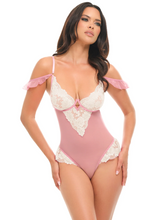 Romantic sheer lace bodysuit