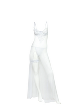 Bridal Sheer Gown & Garter Set