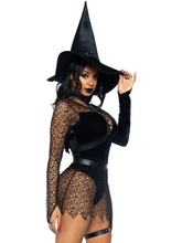 Sexy witch costume with hat