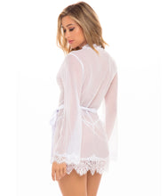 Elegant Sheer Shortie Robe