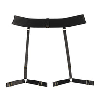 Alluring garter belt with leg bands