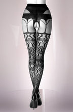 Tiger Striped Crotchless Tights