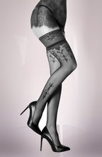 Beautiful Sheer Hold-Ups with Fabulous Bordeaux Detailing