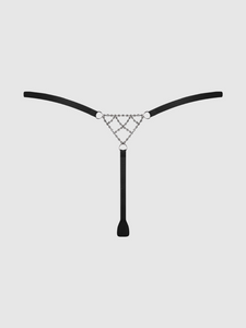 Sexy g-string with rhinestones