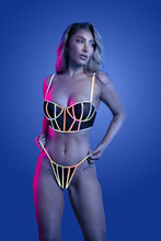 Glow in the dark lingerie - bra set