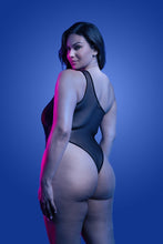Glow in te dark lingerie - floral bodysuit