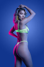 Glow in the dark lingerie - bra set