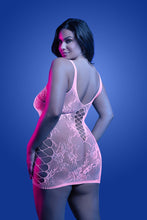 Glow in the dark lingerie - FIshnet Dress