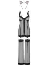 Designer lingerie catsuit with detachable leggings
