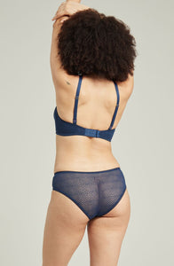 Sheer deco hipster brief