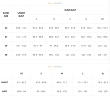 Heart on body lingerie set