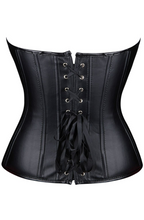 Sexy wet look corset
