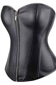 Sexy wet look corset