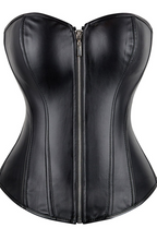 Sexy wet look corset