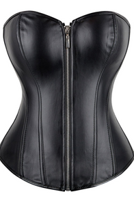 Sexy wet look corset