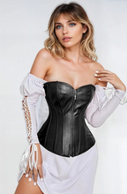 Sexy wet look corset