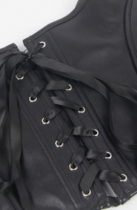 Sexy wet look corset