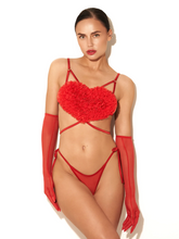 Heart on lingerie set