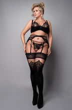 Alluring plus size hold ups