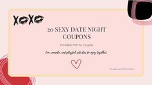 eBook - 20 SEXY DATE NIGHT COUPONS
