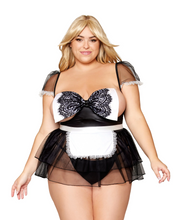 Sexy maid babydoll costume set