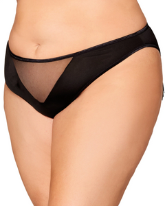 Flirty heart back panty with fringe detail