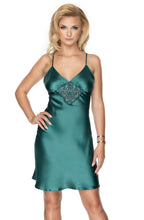 Exclusive emerald nightdress made of the highest quality satin