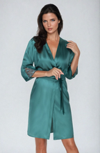 Exclusive emerald dressing gown