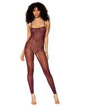 Sexy leopard fishnet bodystocking