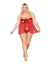 Unwrap me cupless babydoll - Holiday 2023