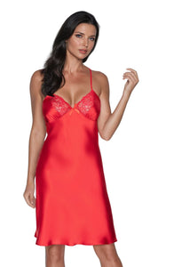 Elegant nightdress made of the highest quality delicate satin