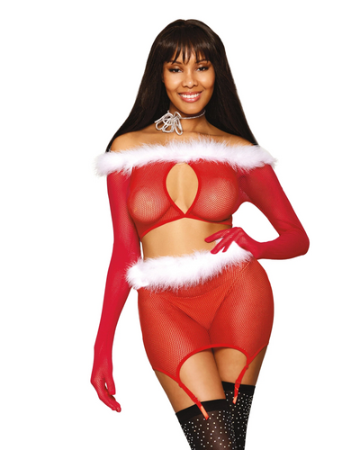 Naughty Santa lingerie set