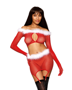 Naughty Santa lingerie set