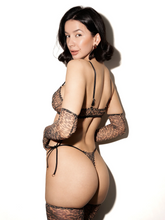 Leoprad print bra set with sexy panties