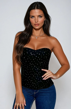 Stunning sequin corset top