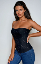 Stunning sequin corset top