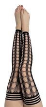 Sexy fishnet Footless thigh-high tights