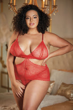 Lace peek a boo bralette top