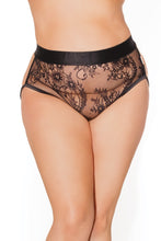 Ultra sexy open butt lace panty with chains