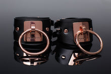BDSM vegan leather handcuffs