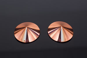 Hot metal rose gold pasties