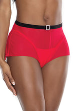 Glam Holiday red panty with rhinestones