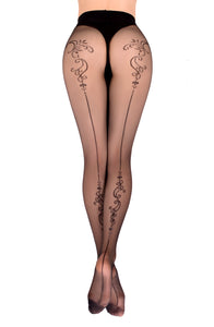 Sophisticated tights with sparkle details