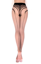 Elegant tights feature stunning detailing