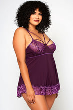 Gorgeous purple babydoll set